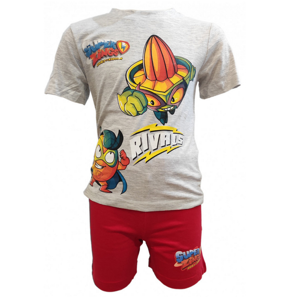 Superzings New Import Pijama Corto Gris Hombre 61234 - Oficial y Original