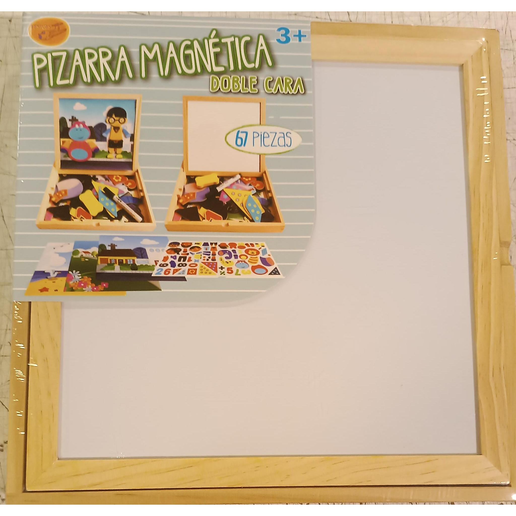 Pizarra magnética doble cara 67 piezas
