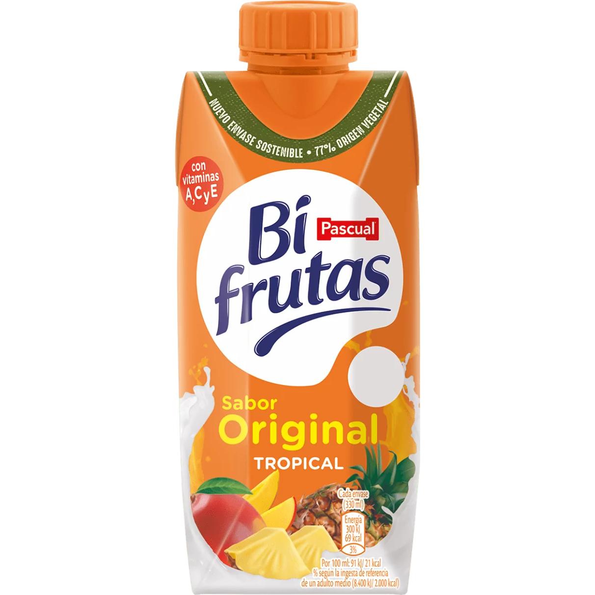 Pascual BiFrutas Tropical 330ml*3*6pack 18unid