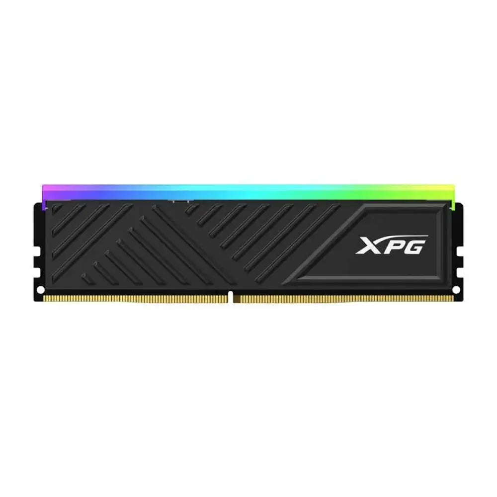 ADATA - Memoria RAM SPECTRIX D35G 16GB DDR4 3200MHz CL16 con iluminación RGB para gaming y multitarea intensiva, compatible con sistemas UDIMM