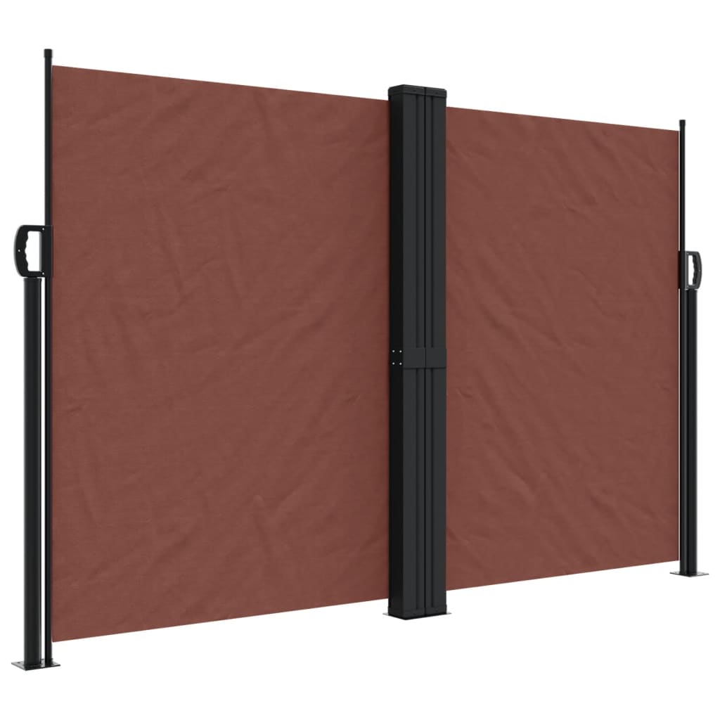 vidaXL Toldo lateral retráctil 160x1000 cm Color Negro, Crema, Azul