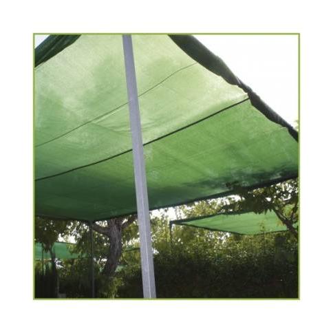 Malla de ocultación 1.5x50m - 120g/m2 verde. 216002 Novartix