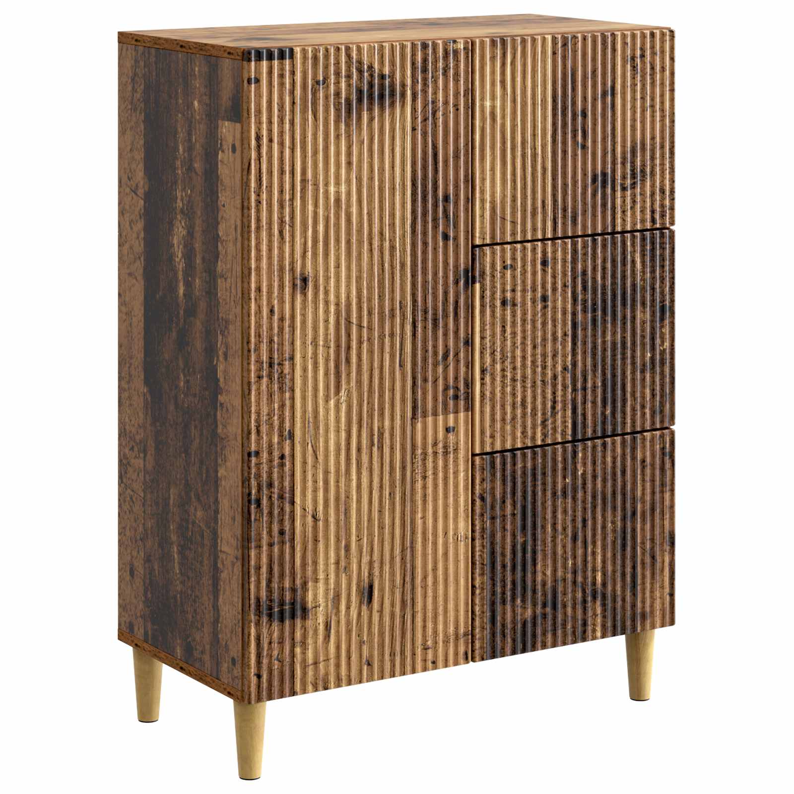 vidaXL Aparador 66 x 34,5 x 90 cm Madera de Ingeniería Multicolor
