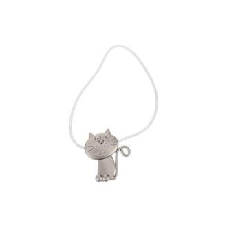 CA Hebilla magnética para cortina con diseño de gato - Decoración magnética para gatos - Decoración del hogar - Sujeta cortinas con cuerda y hebilla magnética para cortinas