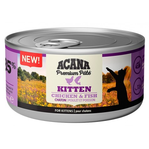 Acana Wet Kitten Chicken With Fish Gato 24 X 85 Gr
