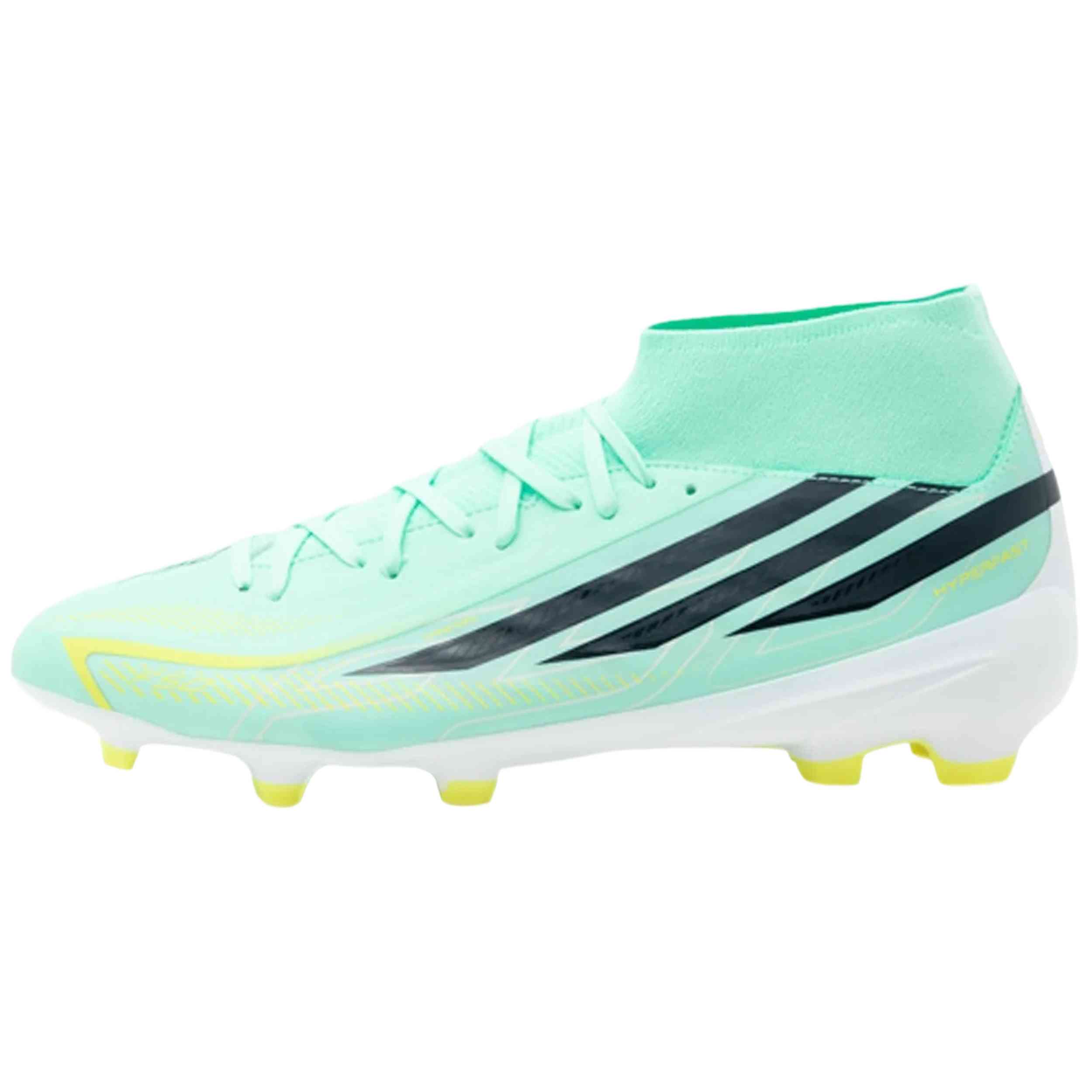 Botas De Futbol Adidas modelo F50 Hyperfast League "Pulse Mint / Black / Solar Yellow" para hombre y mujer en color Verde