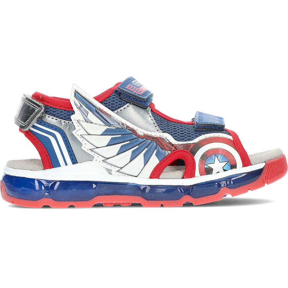 SANDALIAS GEOX J450QA ANDROID CAPITÁN AMERICA