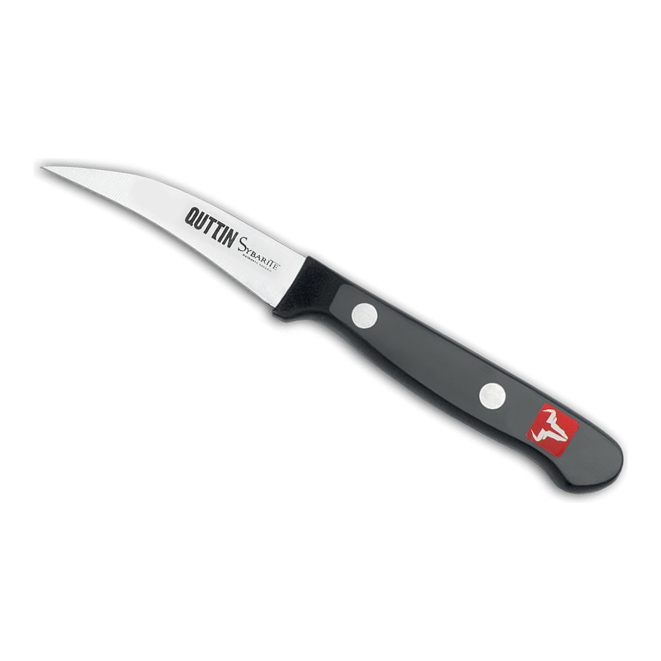 Quttin - Cuchillo Mondador 6.5cm Colección Sybarite - Hoja Delgada y Precisa - Ergonómico - Acero Inoxidable - Mango Antideslizante