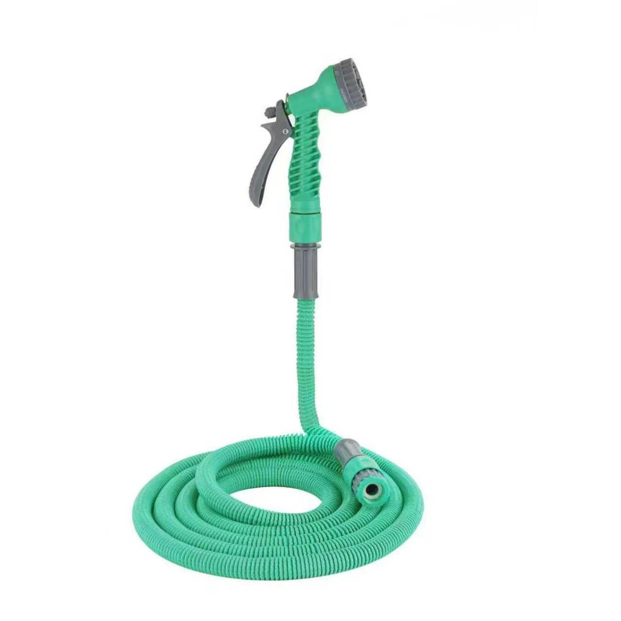Manguera de agua para jardín, pistola extensible de jardín, diferentes salida de agua, varias medidas 7.5-22.5m , Manguera flexible, extensible.YIERWO