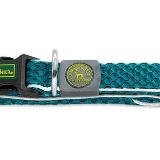 Hunter Collar Hilo Vario Plus Turquesa para Perros  Collar para PerrosHunter