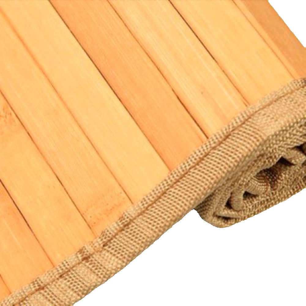Arquiservi - Alfombra de Bambú. Color Natural. 60 x 90 cm para Cocina, Salón, Oficina, Dormitorio