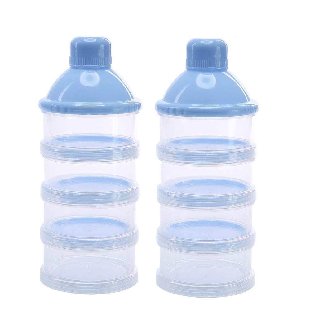 OmHome Dispensador de leche en polvo, caja de leche portátil
