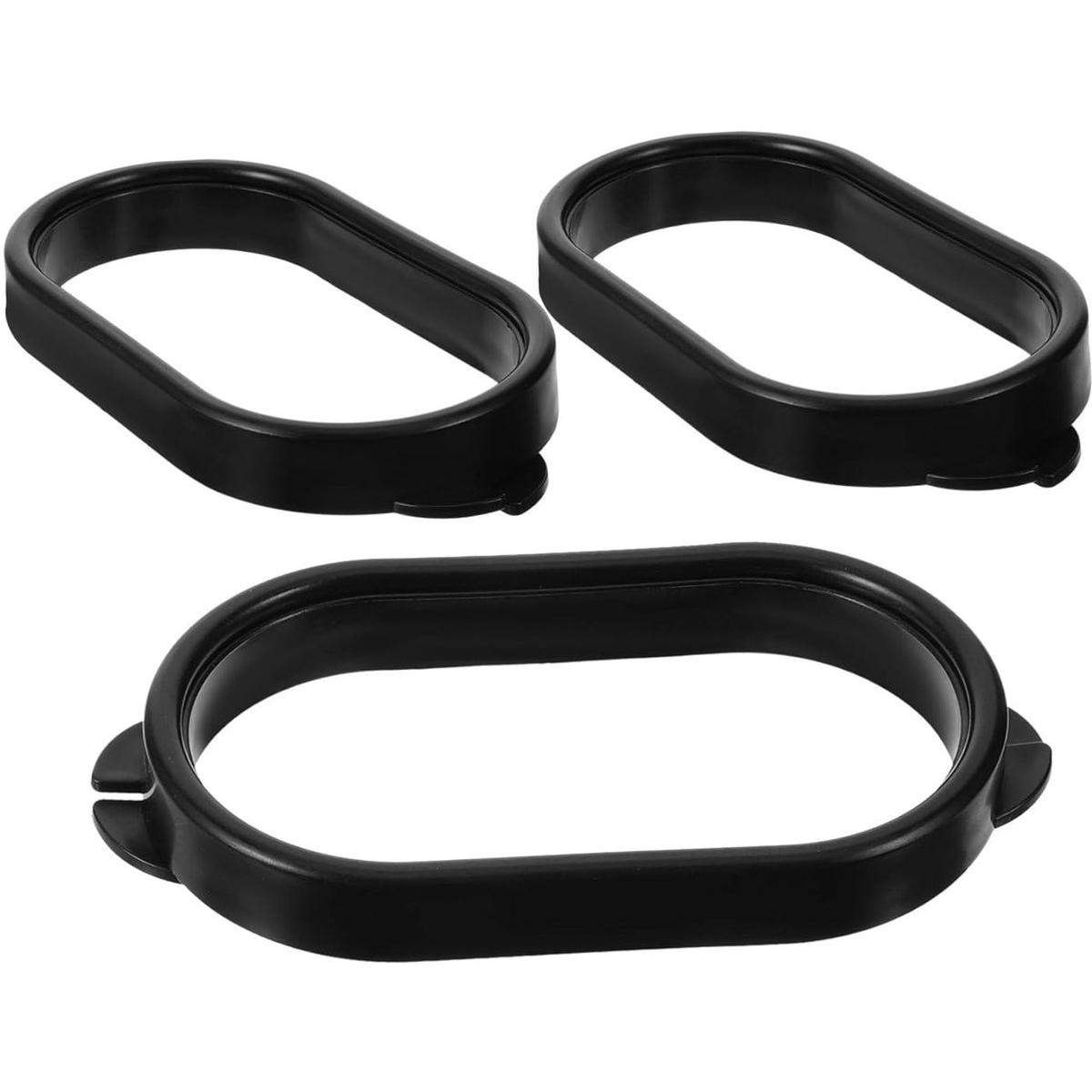 3 piezas - Anillo para sujetar bolsas de basura - Anillo para bolsas de basura de coche - Soporte para papelera de coche - Soporte de plástico para papelera - Soporte para bolsas de basura - Soporte para papelera - Papelera de coche - Marco organizador pa