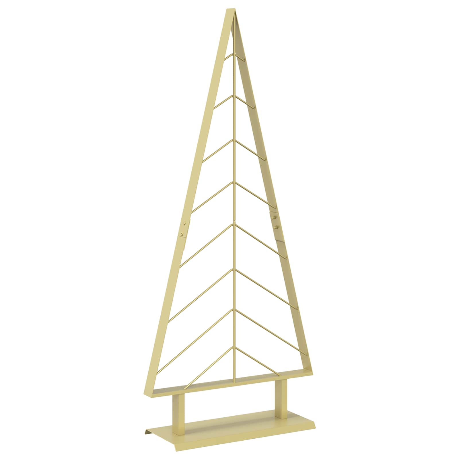 vidaXL Árbol de Navidad de metal con soporte KUOPIO 125 cm Acero
