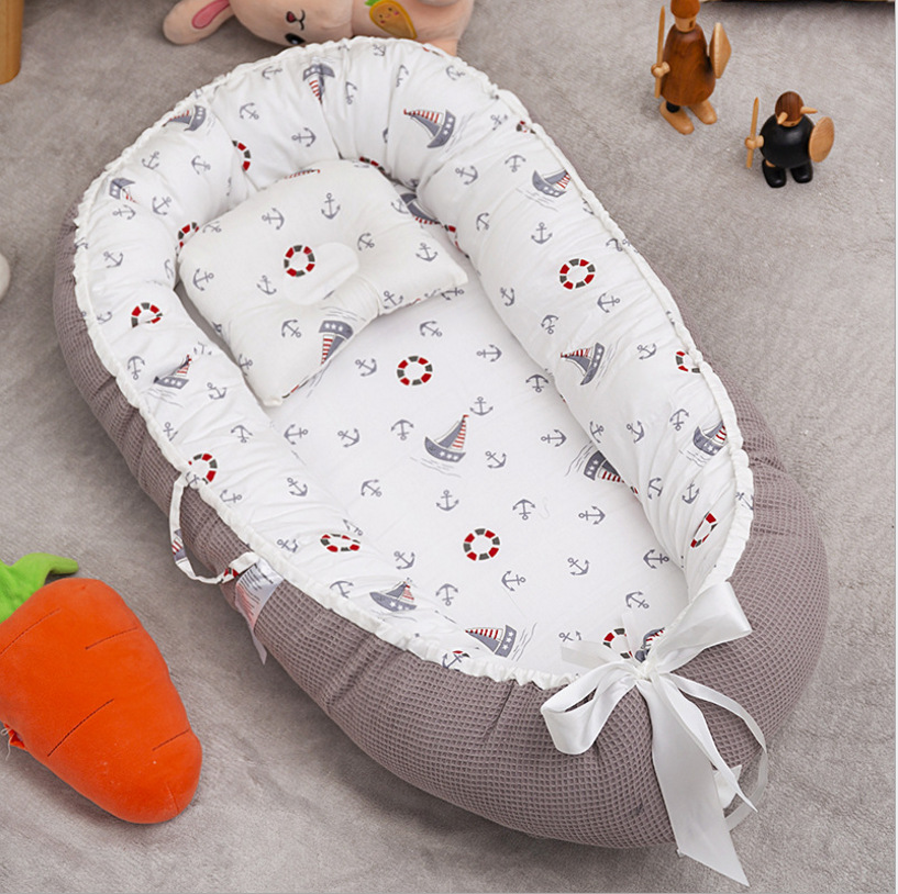 Cama Nest suave para dormir para Bebe, tumbona portáthil, cunas para recién nasido, accesorios de fotografía