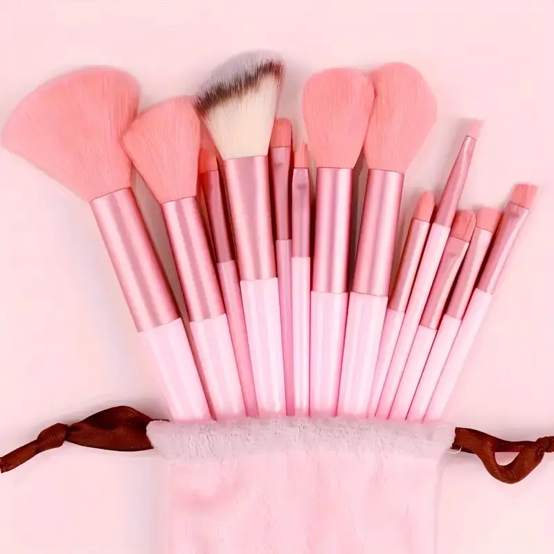 TK Set De Pinceles De Maquillaje Profesional 13/33pcs Para Piel Combinada Incluye Accesorios Cerdas Suaves Adecuado Para Principiantes