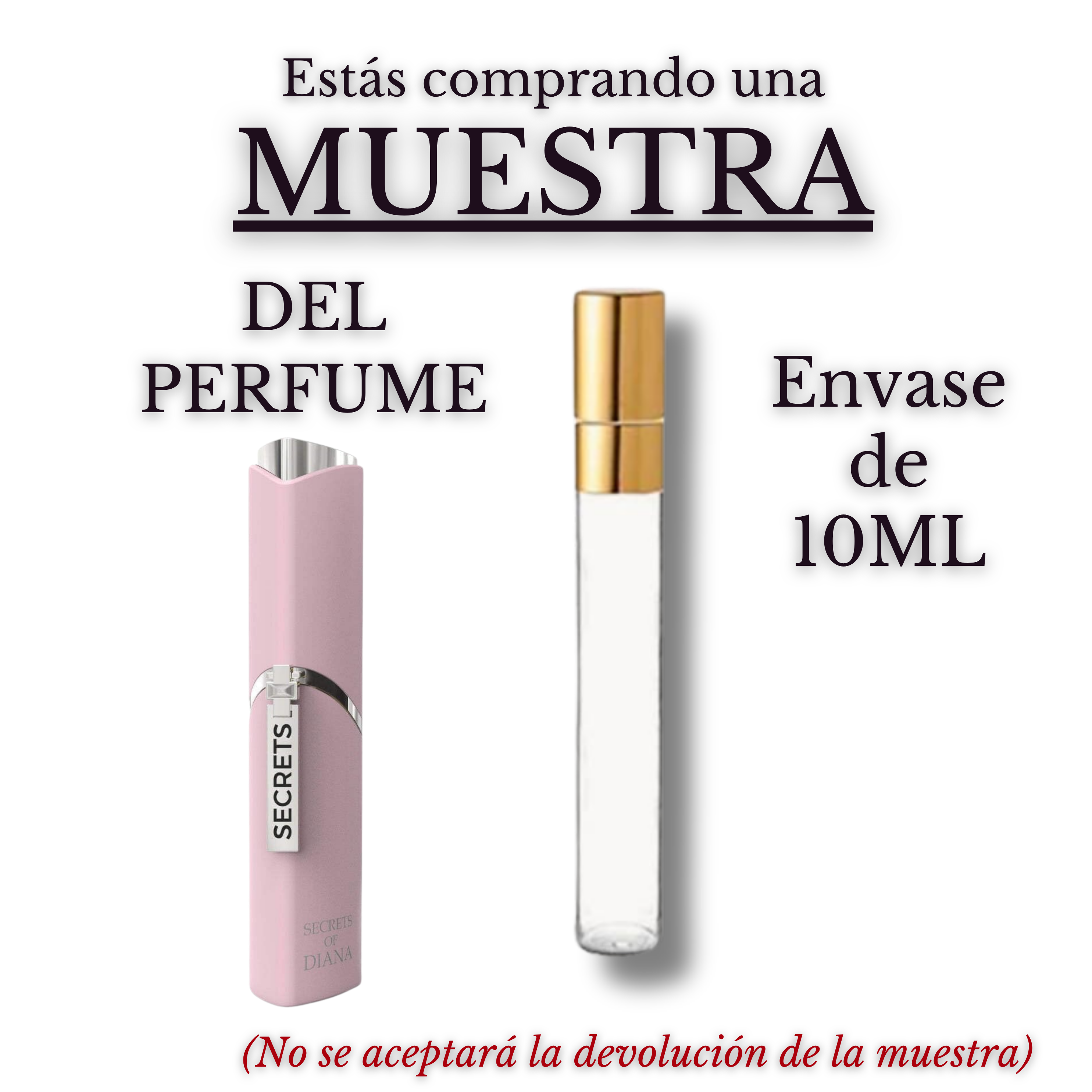 Secrets of Diana de Emper Perfume femenino con un perfil floral, dulce y almizclado