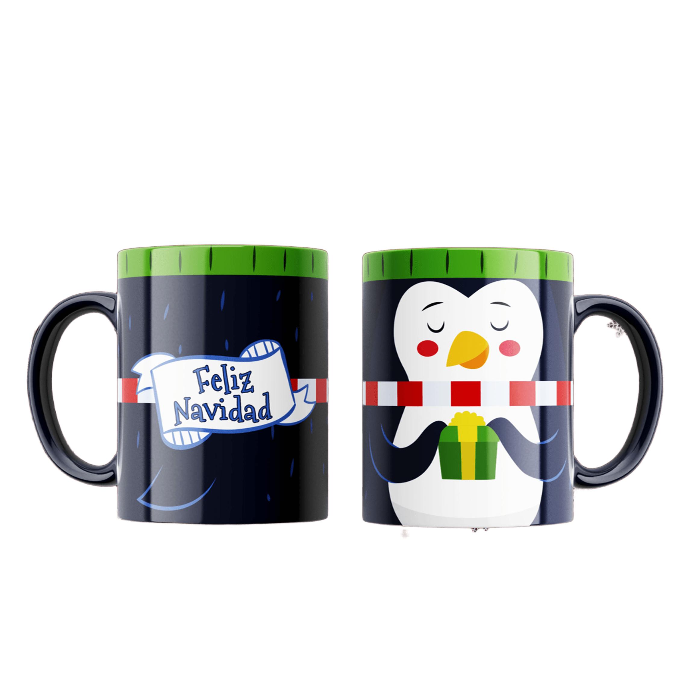 TAZAS NAVIDAD PINGUINO