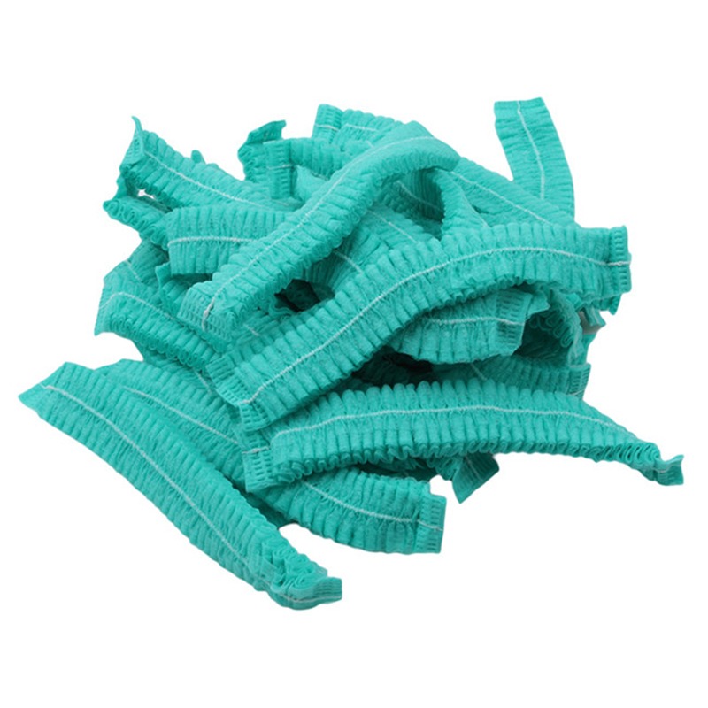 TK 100PCS Gorro De Cabello Desechable De Poliéster Para Chef Y Catering Protección Contra Polvo Y Suciedad Suministros De Baño