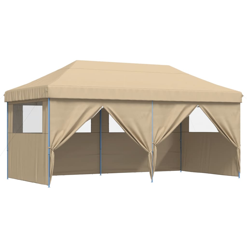 vidaXL Tienda de fiesta plegable Pop-Up 4 paredes laterales tienda Color orange,  Burdeos,  Beige y mas