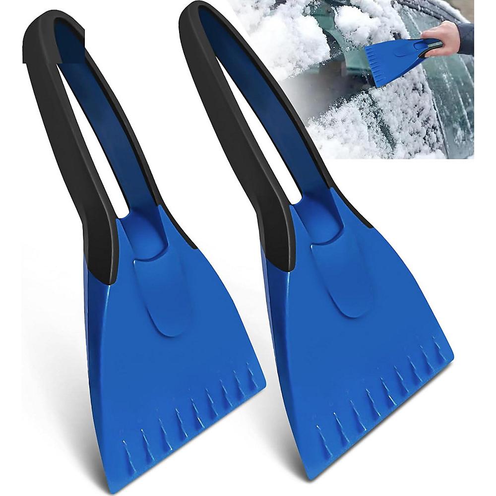 CA Raspador de hielo para parabrisas de coche Direct Power SARL (2 piezas) con mango antideslizante