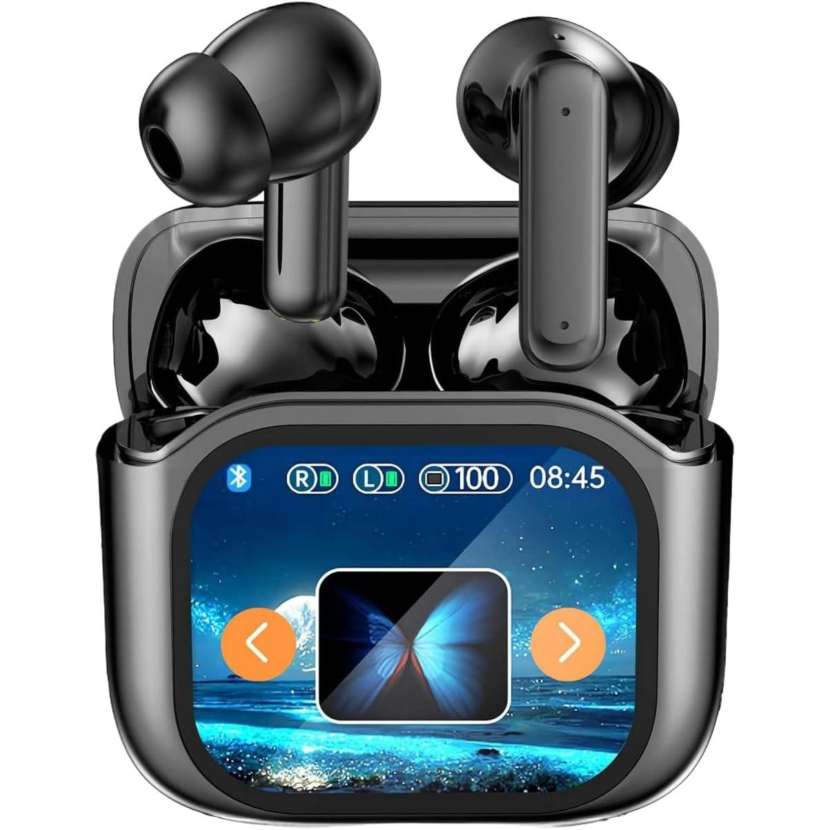 Auriculares inalámbricos Bluetooth con pantalla LCD, ideales para viajes, negocios y estudios, con función de traducción