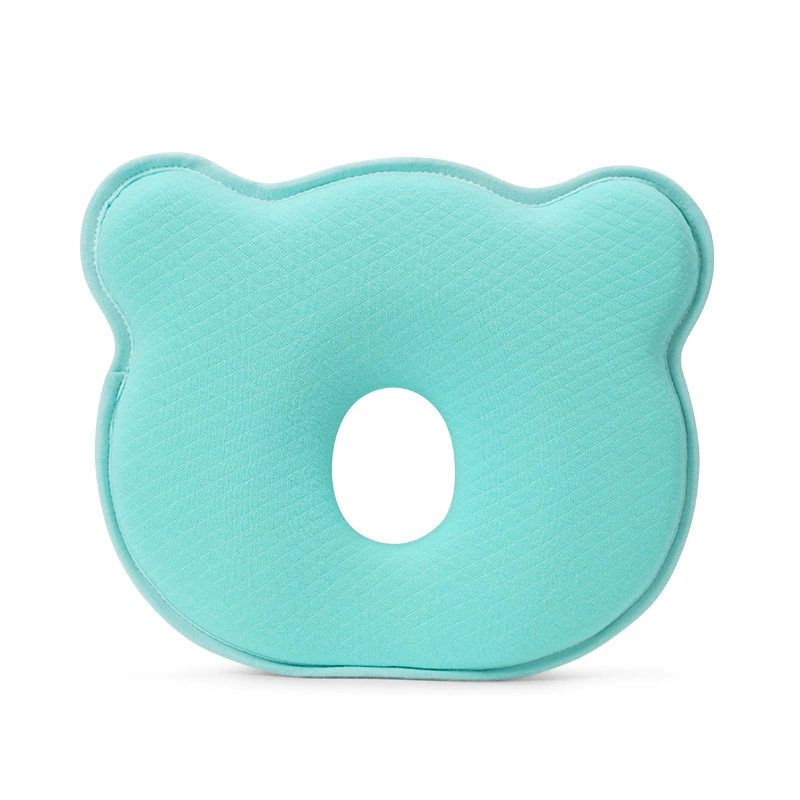 TK Almohada para bebé, viscoelástico, almohada para bebé, antiplagiocephaly, adecuada para recién nacidos de 0 a 12 meses, color rosa