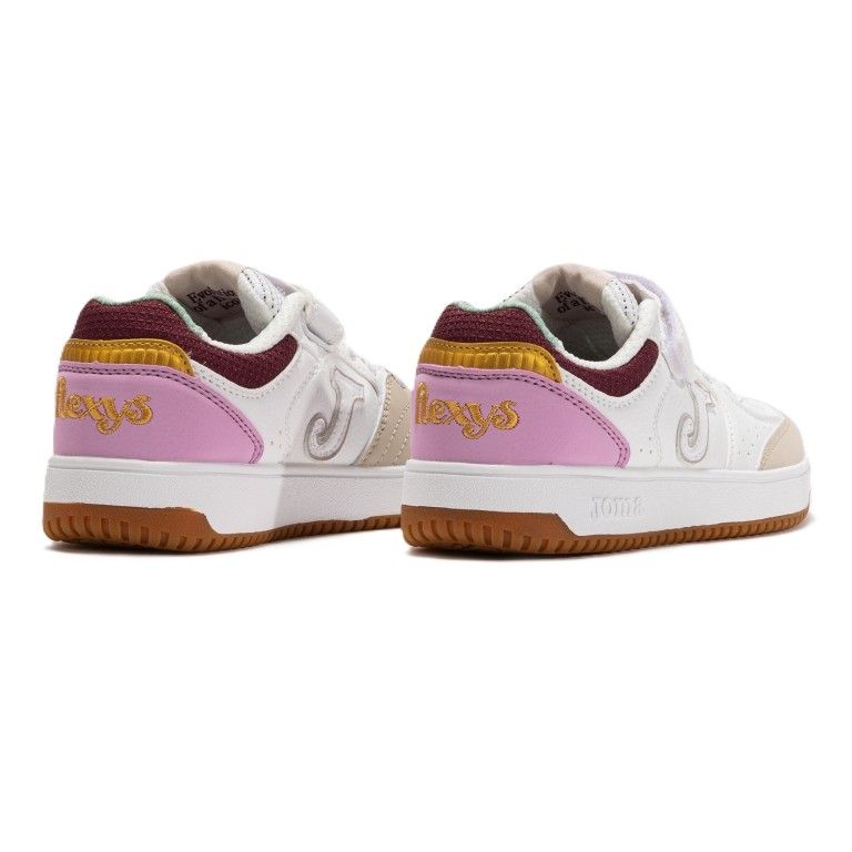 Joma - Zapatillas Flexy JR 2529 para niños y niñas, parte superior de piel sintética con sistema VTS para ventilación, suela de goma DURABILITY resistente a la abrasión