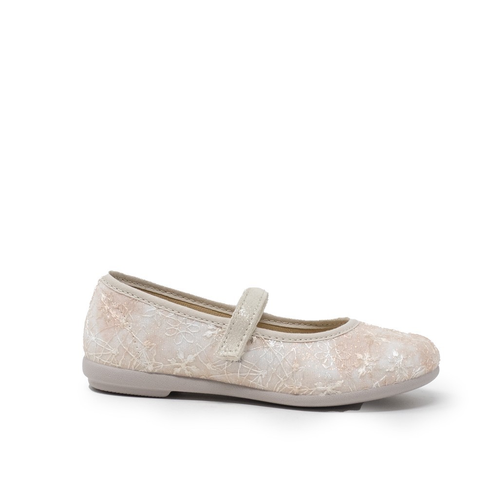 Zapatos vestir niña VULLADI 2407 BLANCO BAILARICA CORREITA BLANCO 35370 25V