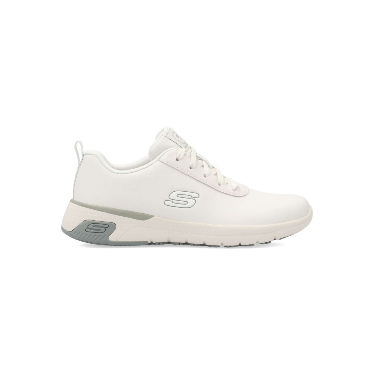 Skechers - Zapatillas Work Relaxed Fit Marsing para mujer con suela antideslizante en superficies húmedas y aceitosas, plantilla Memory Foam™ y parte superior de piel y piel sintética