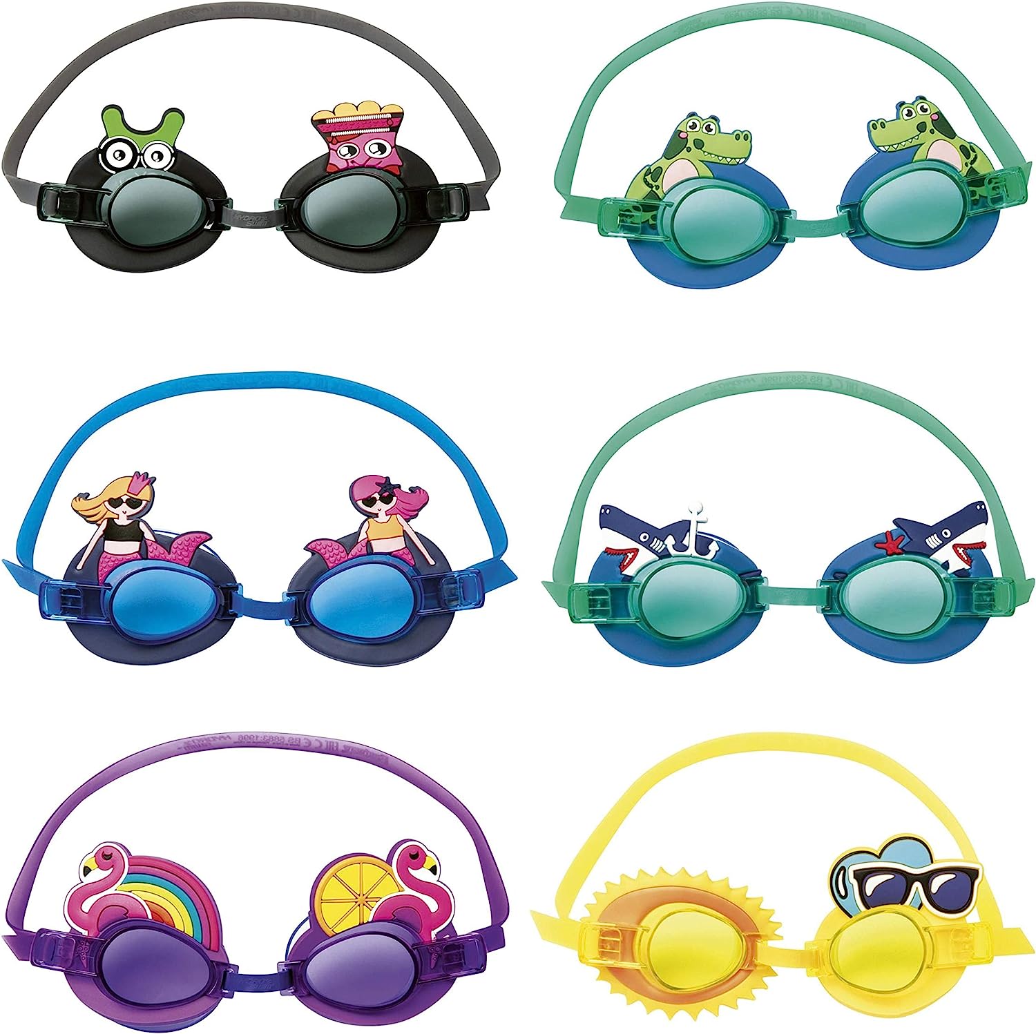Gafas de Natación Bestway para Niños/adultos Protección UV, Ajuste Cómodo Color Surtido 1 unidad