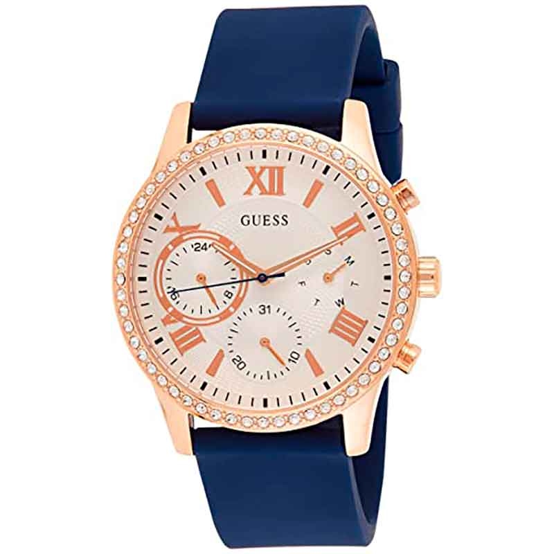 Guess W1135l3 Solar Reloj Para Para Mujer Color Azul