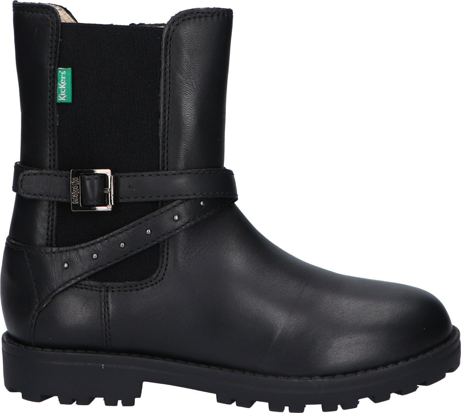 Kickers girl's boots 947120 -30 groozmy 8 noir