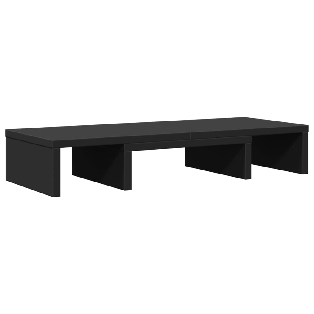 vidaXL Soporte para monitor ajustable madera de ingeniería 60x24x10,5 cm Multicolor