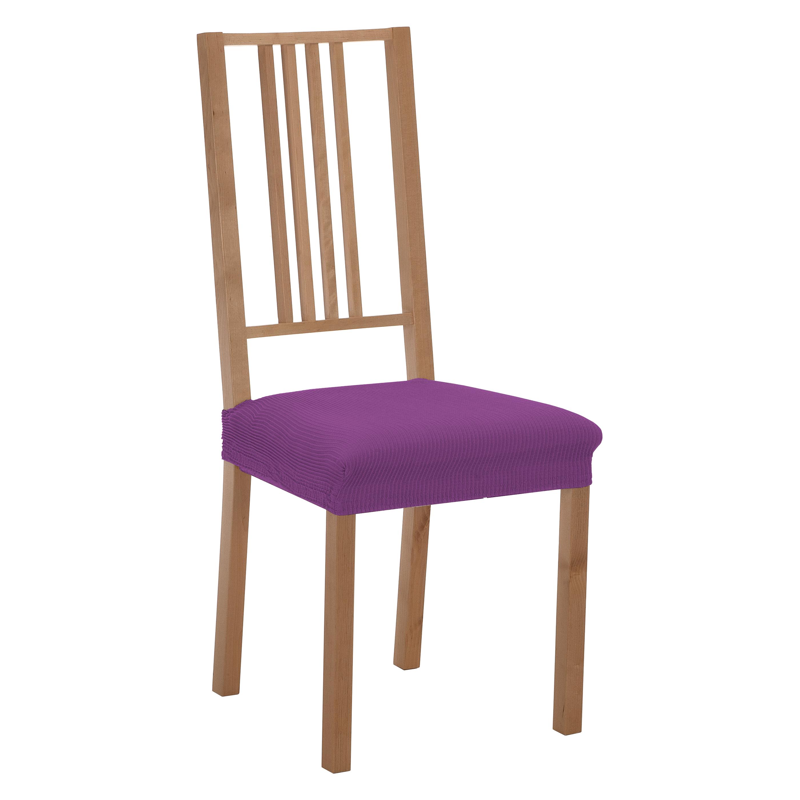 VALENTIA HOME Funda Silla Asiento/Respaldo Pack 2 Camelia | Protector Silla | Fundas Desmontables Lavables