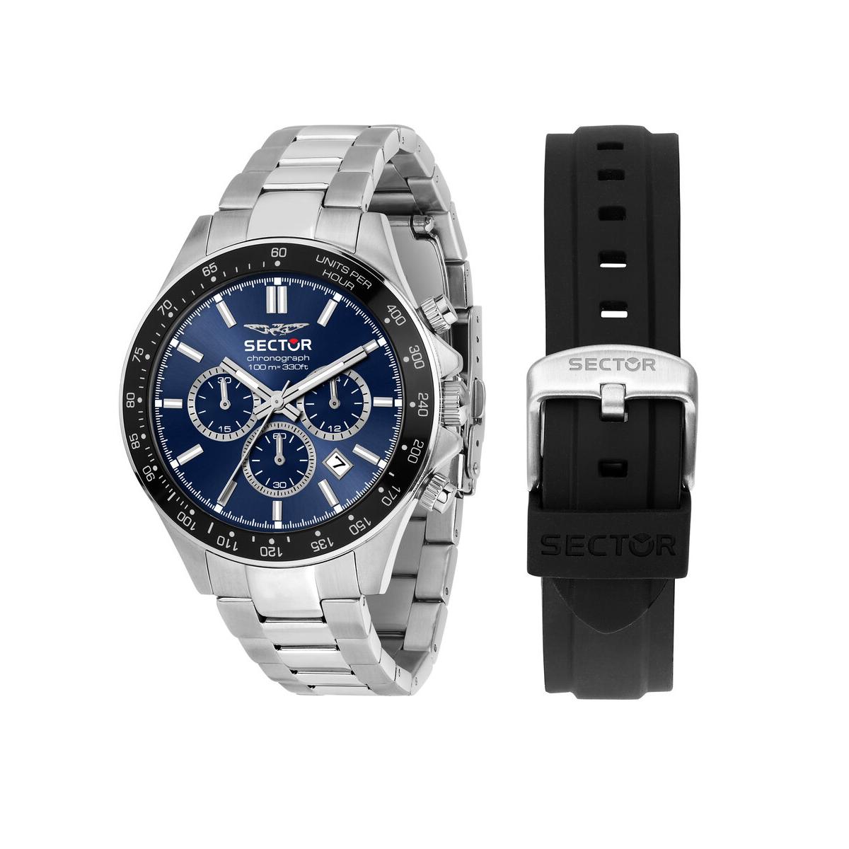 Sector Reloj Hombre Caja De Acero Pulsera Metal De Color  Resistente Al Agua  R3271661028