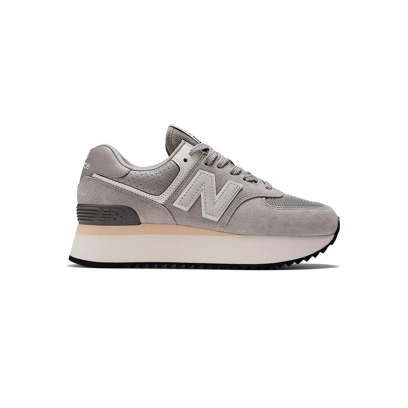 Zapatilla Mujer New Balance 574   Platform Gris