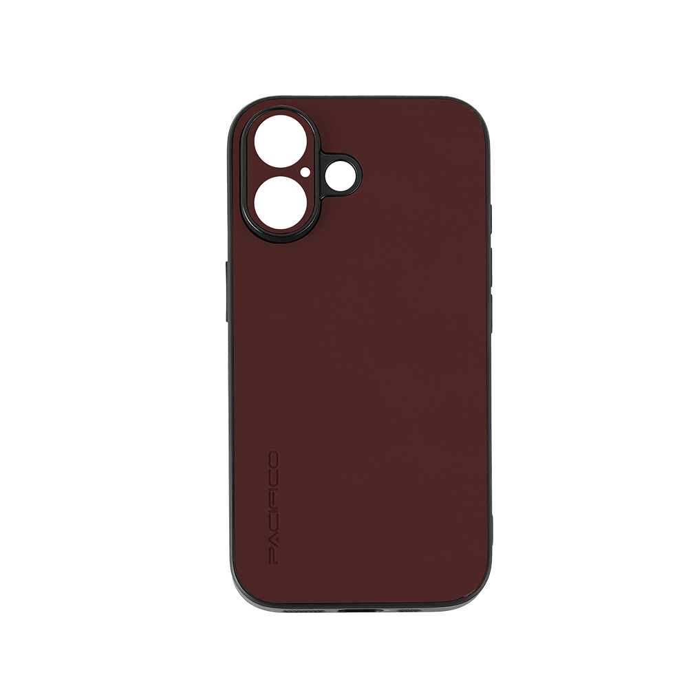 PACIFICO Funda Protectora de Piel Sintética con Borde TPU, Diseño Envolvente Antigolpes, 5 Opciones de Color, Carcasa Resistente a Impactos
