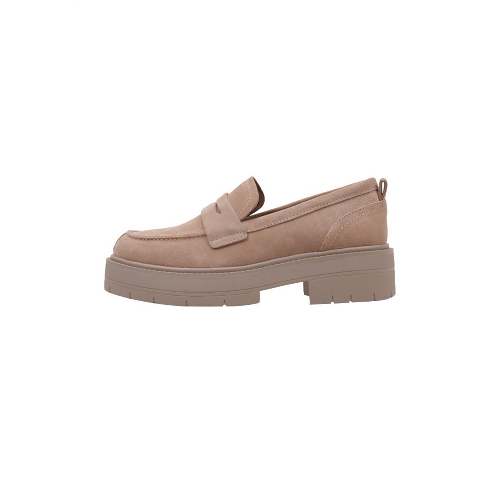 Geox D SPHERICA EC7 I Mocasines Con Tacón Mujer Taupe