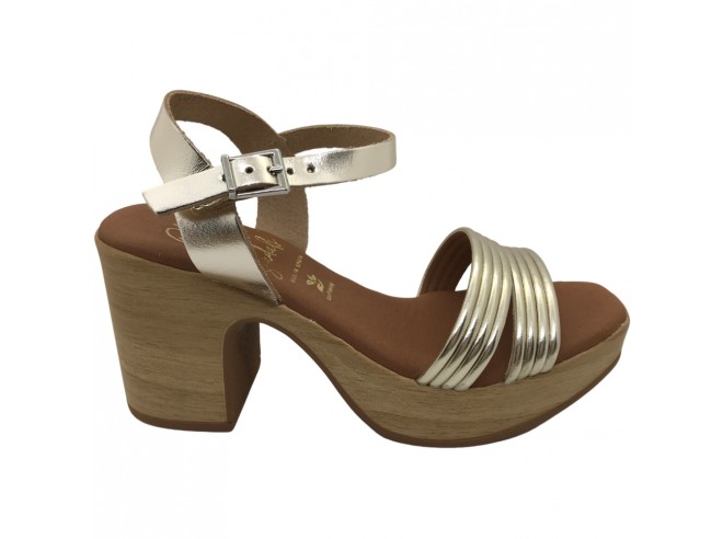 Oh My Sandals Oh! My Sandals Sandalia Plataforma Mujer 5392 - Piel Cava - Tacón 8.6cm