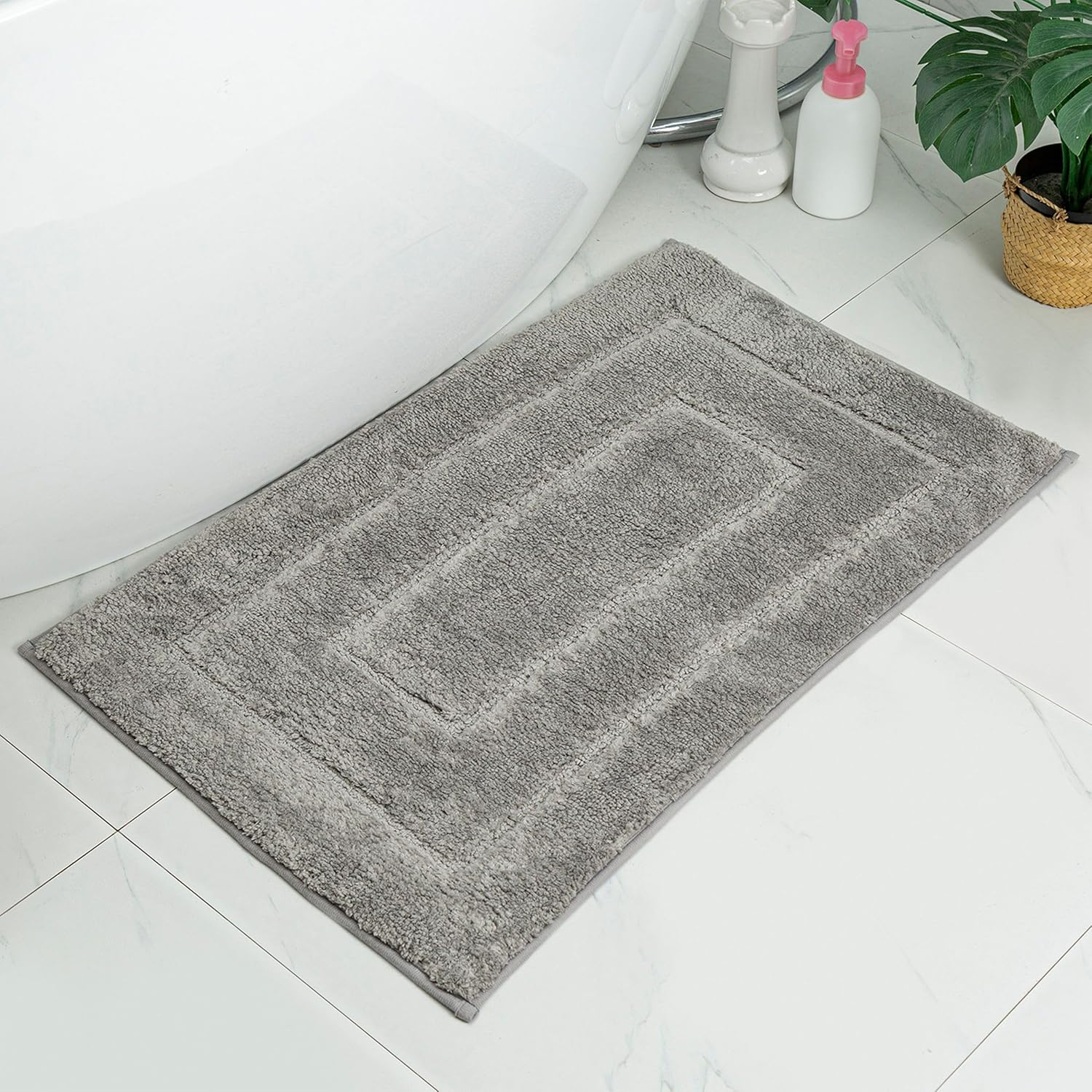 Alfombra De Baño Antideslizante,Alfombrilla De Baño,Multifuncional,Alfombra Ducha Baño Cocina Puertas de Entrada Pasillo Dormitorio Salon Modernas,Suave, 40 x 60/50 x 80 cm