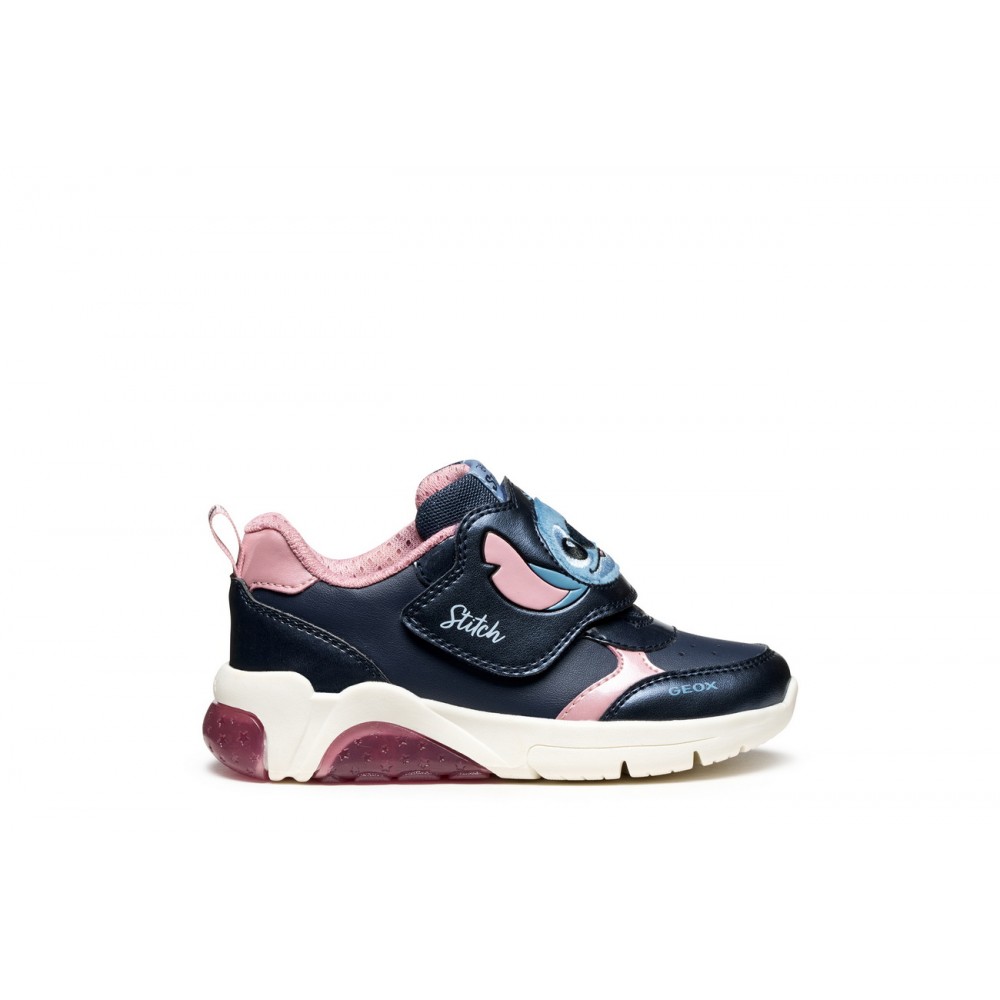 GEOX J56M4F C0694  36206 25I DEPORTIVO STITCH NAVY/PINK
