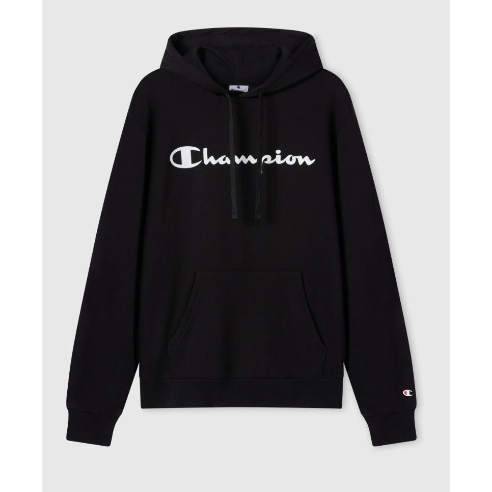 Sudadera Champion Hombre con Capucha y Logo Script – Comodidad, Calidez y Estilo Deportivo