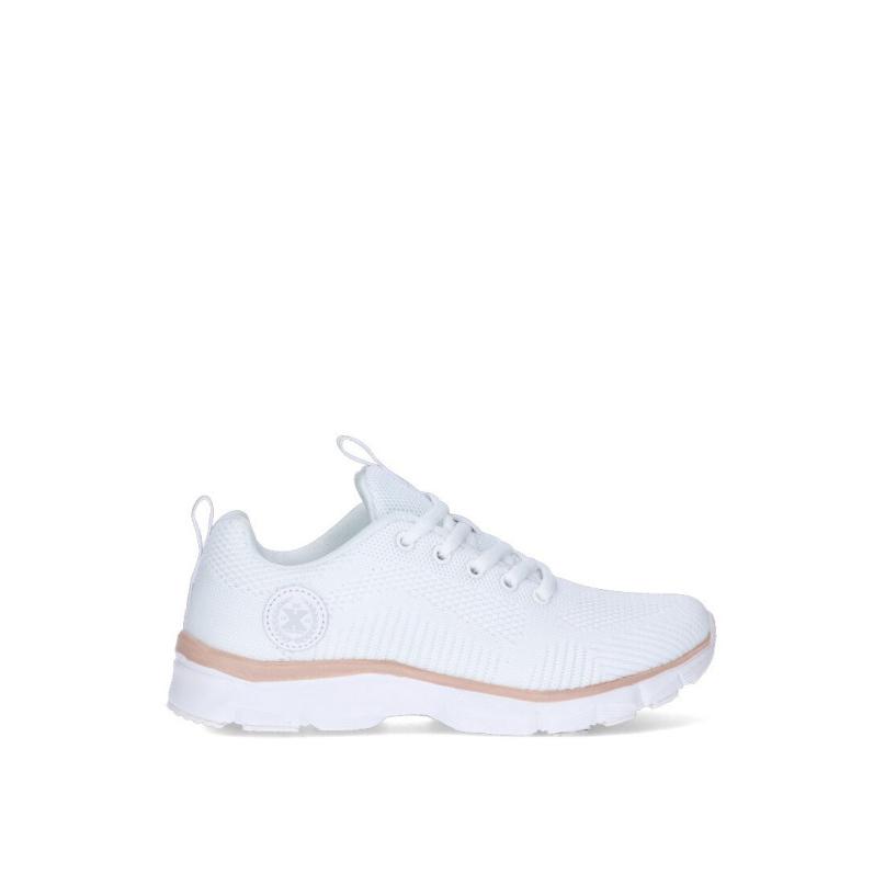 Zapatillas Running Xti - Mujer - Suela Plana - Modelo 43547 - Color Blanco