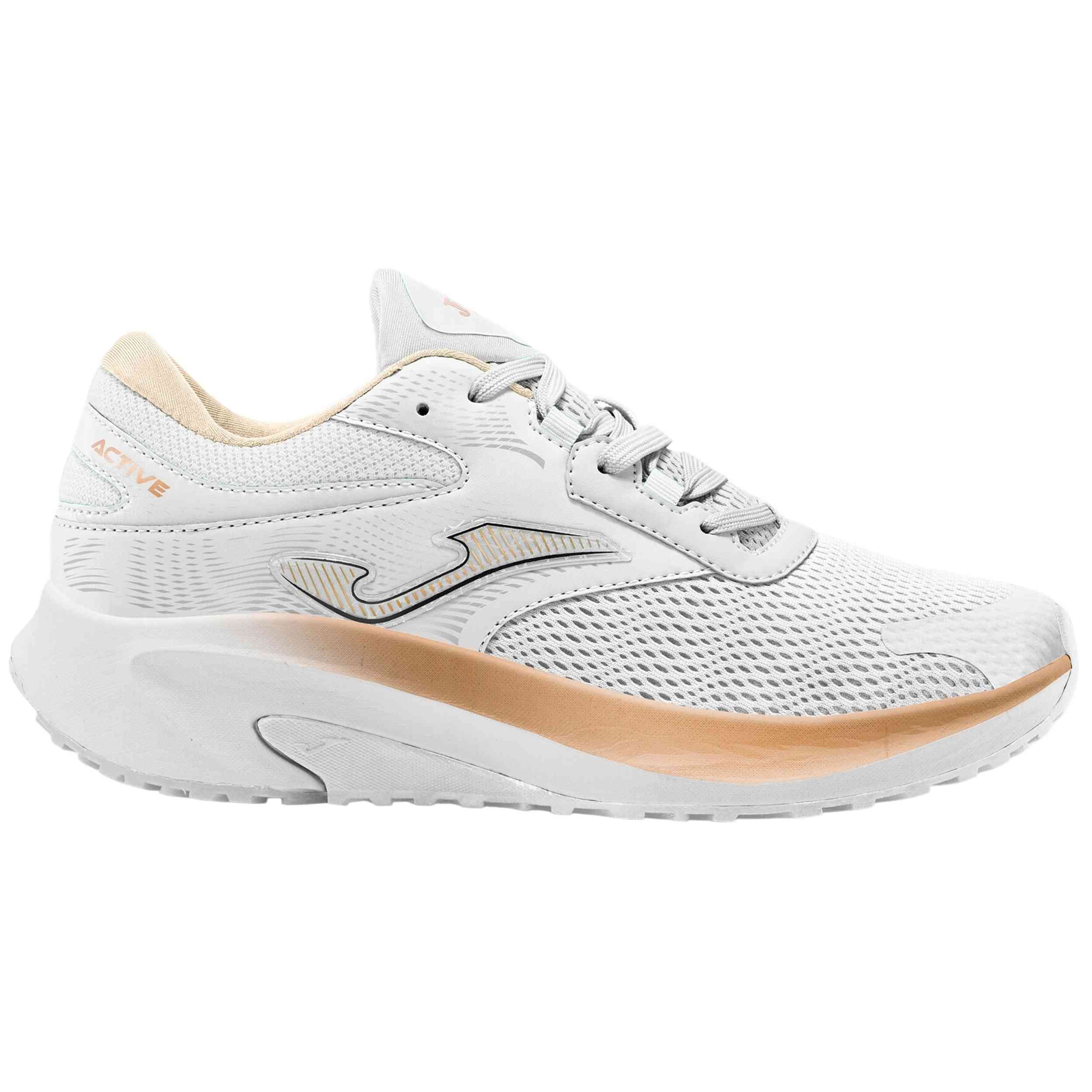 Calzado Joma modelo Active Lady 2502 Blanco Oro en color Blanco