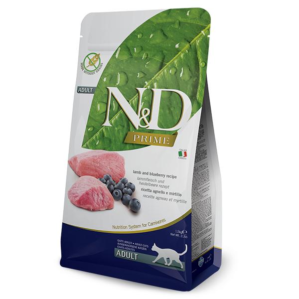 Farmina N&D Cat Prime Cordero 5Kg / Alimento Completo Para Gatos Adultos