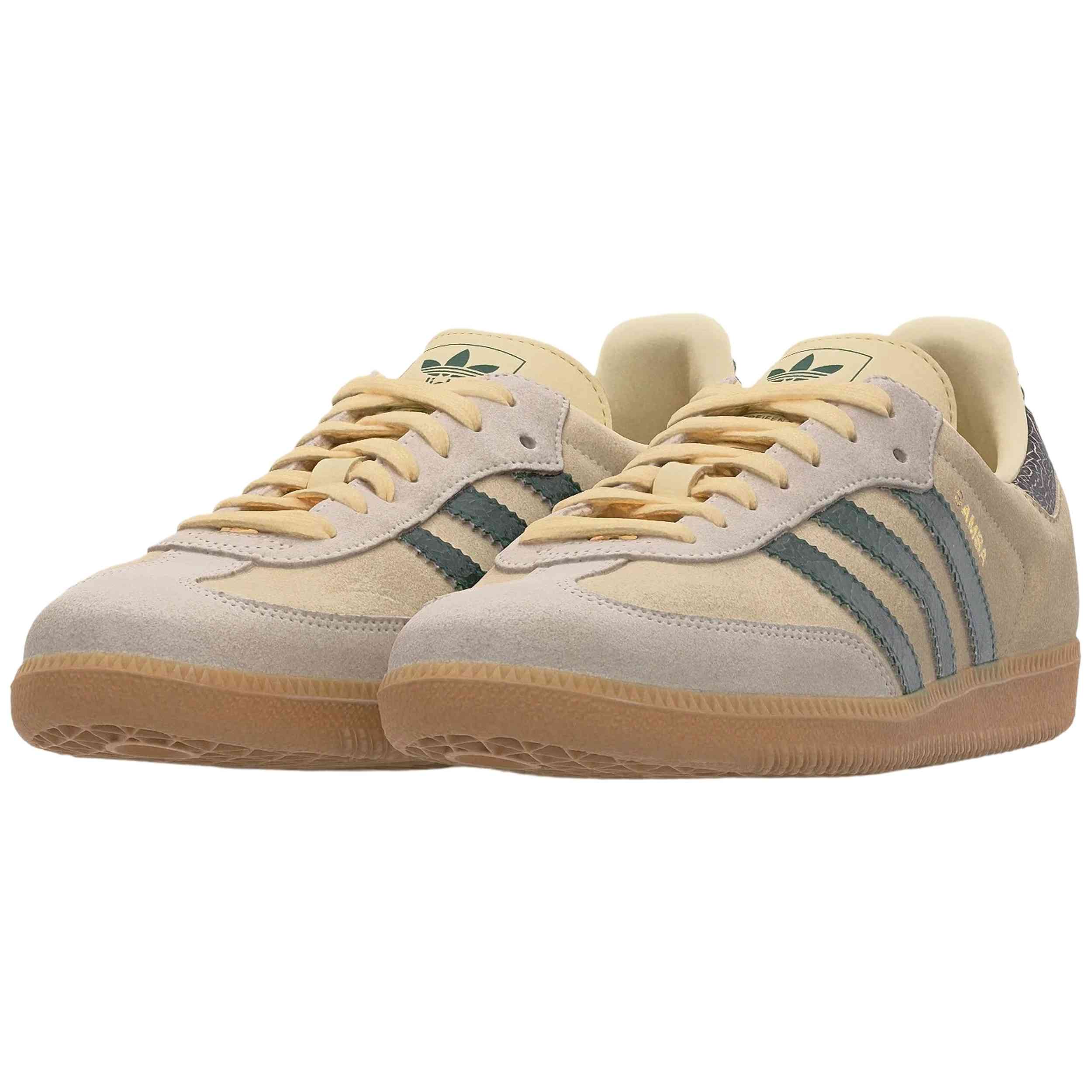 Zapatillas Adidas modelo Samba OG "Cream White/Collegiate Green/Magic " para hombre y mujer