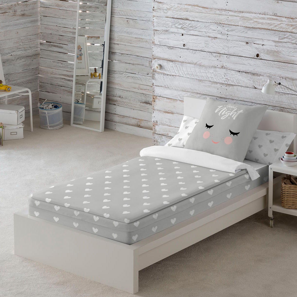 COOL KIDS - Saco nórdico Infantil Estampado 100% Algodón - Con o Sin relleno - Extrasuave - Para Cama de 90 cm - Fabricado en España