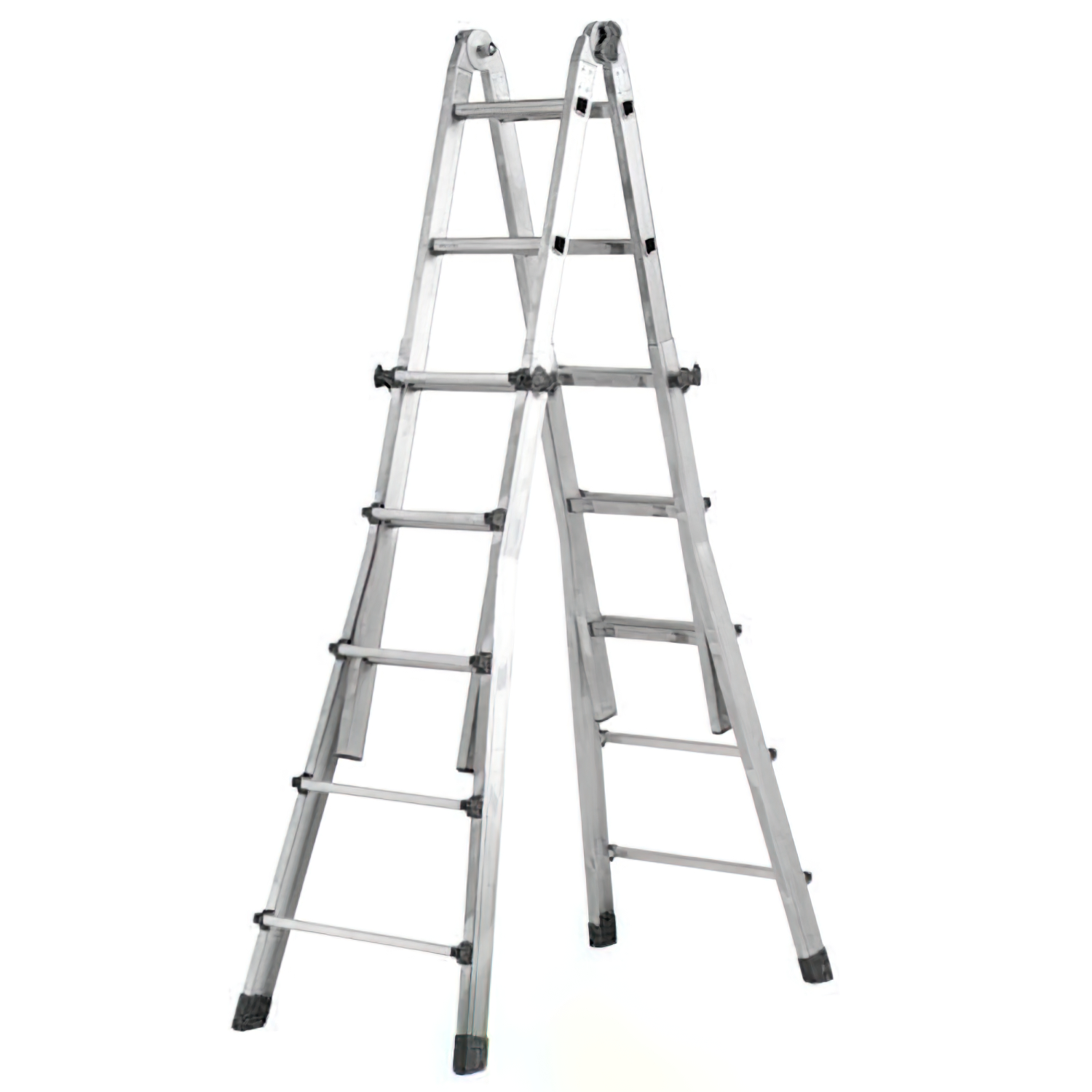 SANCO STORE - WOLFPACK LINEA PROFESIONAL Escalera Telescópica Aluminio 5+5 Peldaños