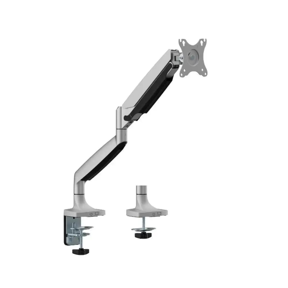 Ewent - Soporte monitor individual EW1527 hasta 49 pulgadas con VESA 100x100 y soporte de 20 kg, diseño ergonómico y gestión de cables